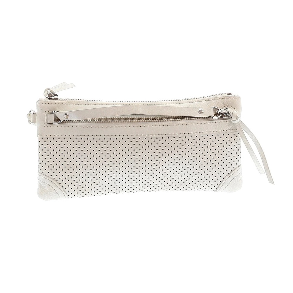 Banana Republic Women White Clutch Wristlet